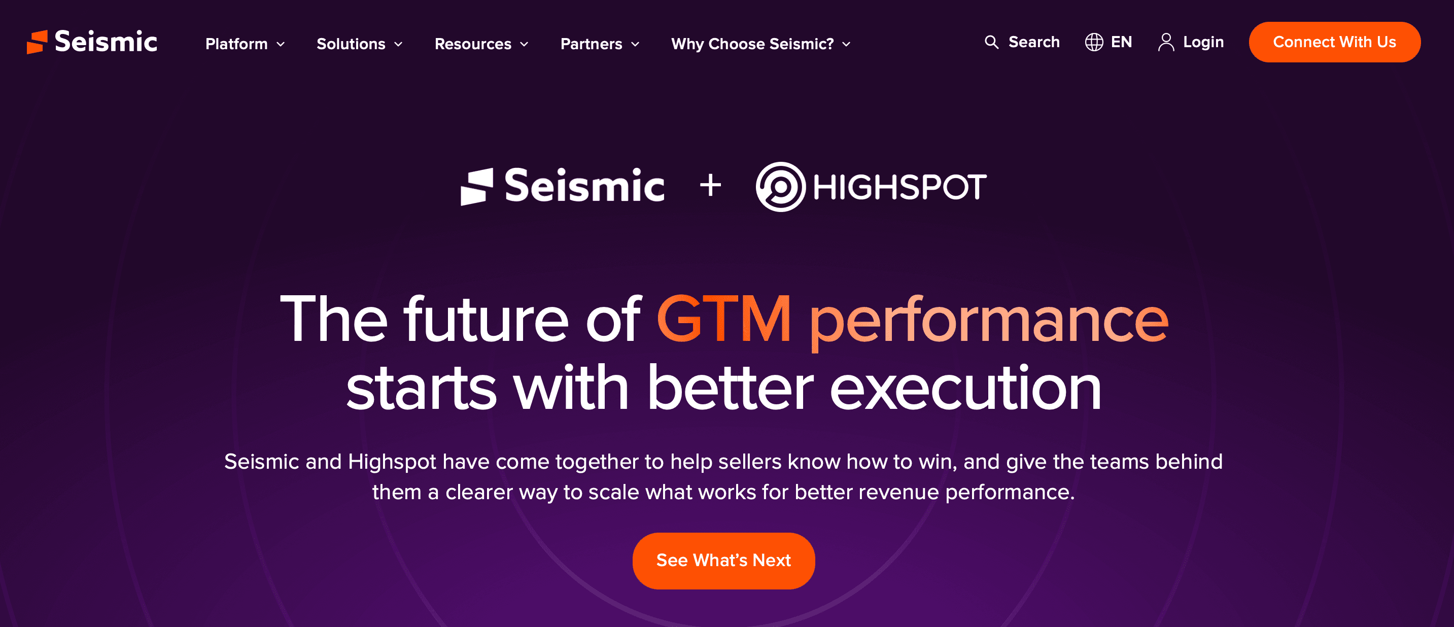 Seismic-Highspot Homepage