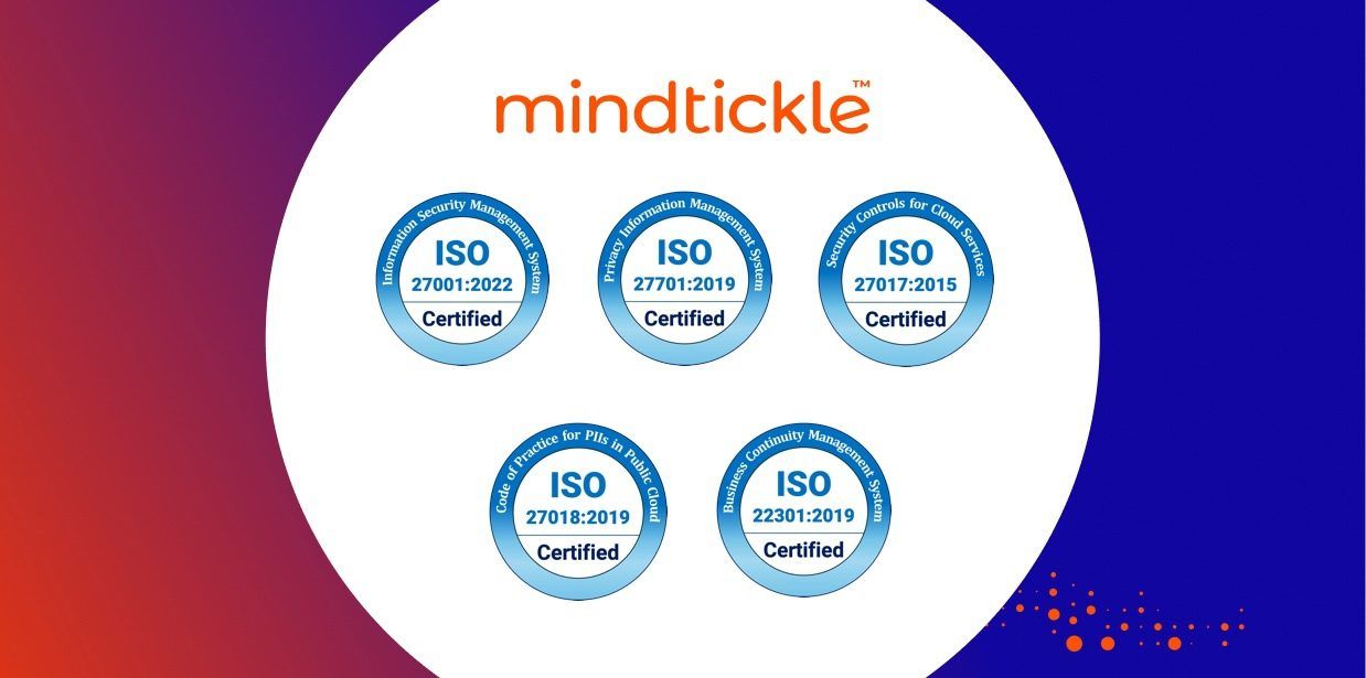 Mindtickle Strengthens Security with Completion of ISO Certifications