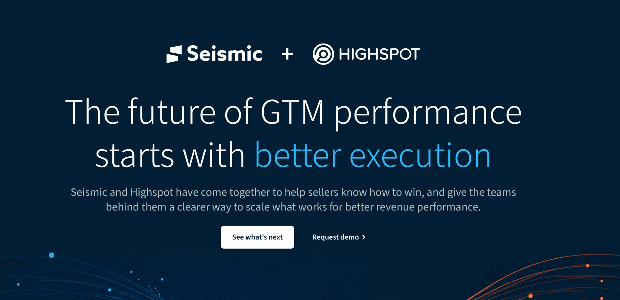 Highspot homepage